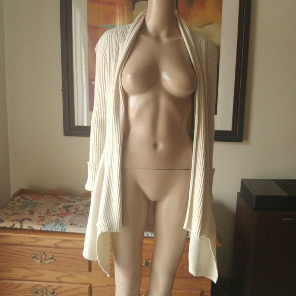 COPY - WHBM open front cardigan sweater